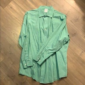 Green Brooks Brothers Dress Shirt